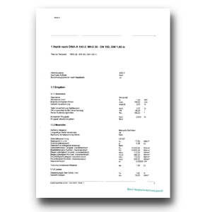 Static calculations GL16