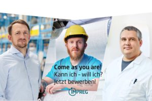 Offene Stellenangebote 2022 bei IMPREG - weltweit führender Schlauchliner Hersteller aus Ammerbuch bei Tübingen