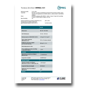 Technical Data Sheet IMPREG Liner GL16