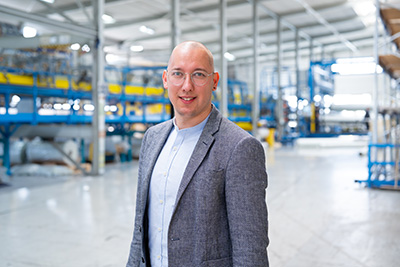 Tim Wichmann Leitung Technologie bei IMPREG in Ammerbuch